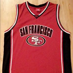 Vintage San Francisco 49er basketball jersey sz L